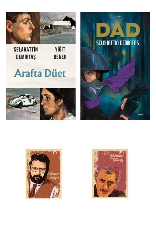 Dipnot Yayınları Selahattin Demirtaş Kitapları - Arafta Düet - Dad - Not Defter Seti