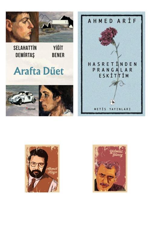 Dipnot Yayınları Arafta Düet - Selahattin Demirtaş - Hasretinden Prangalar Eskittim - ( 2 Adet Not Defteri )