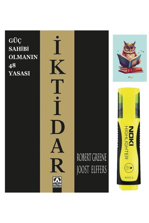 Dara Yayınları İktidar - Robert Greene - Altın Kitaplar - 9789752100831 - Sarı Fosforlu Kalem - Not Defterli Seti