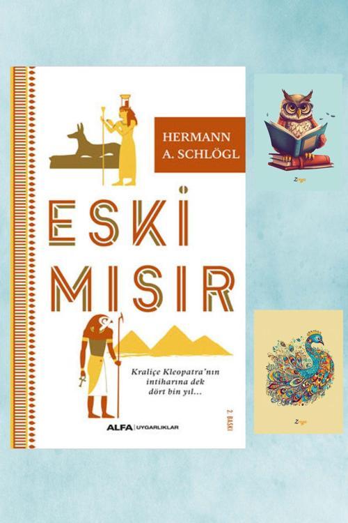 Alfa Yayınları Eski Mısır - Herman A. Schlogl   9786050381283 - Not Defterli Seti