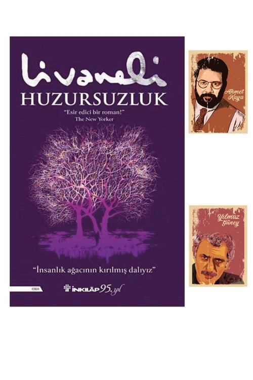 Dara Yayınları Huzursuzluk Romanı - Zülfü Livaneli Kitapları - Ahmet Kaya Defterli (2 Not Defterli)