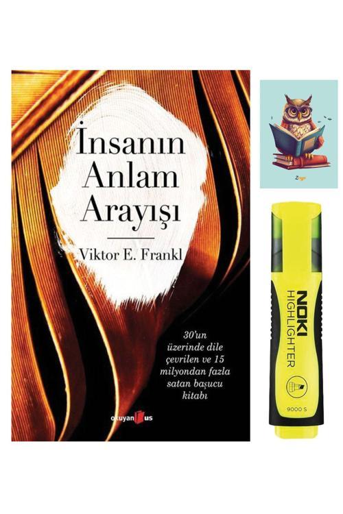 Dara Yayınları İnsanın Anlam Arayışı - Okuyan Us Yayınları - 9786054054206 - Sarı Fosforlu Kalem - Defterli Seti