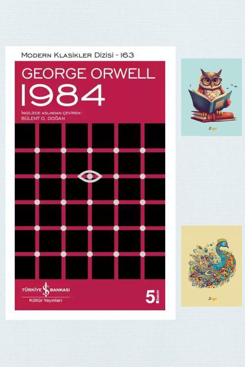 İş Bankası Kültür Yayınları 1984 - George Orwell- 9786254052033 - Not Defterli Seti