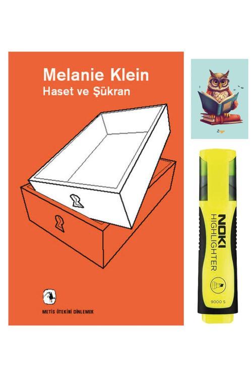 Dara Yayınları Haset Ve Şükran - Melanie Klein  Sarı Fosforlu Kalem - Not Defterli Seti