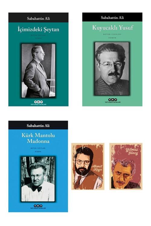 Dara Yayınları Sabahattin Ali Roman Seti - Kürk Mantolu Madonna - Içimizdeki Şeytan - Kuyucaklı Yusuf Yky