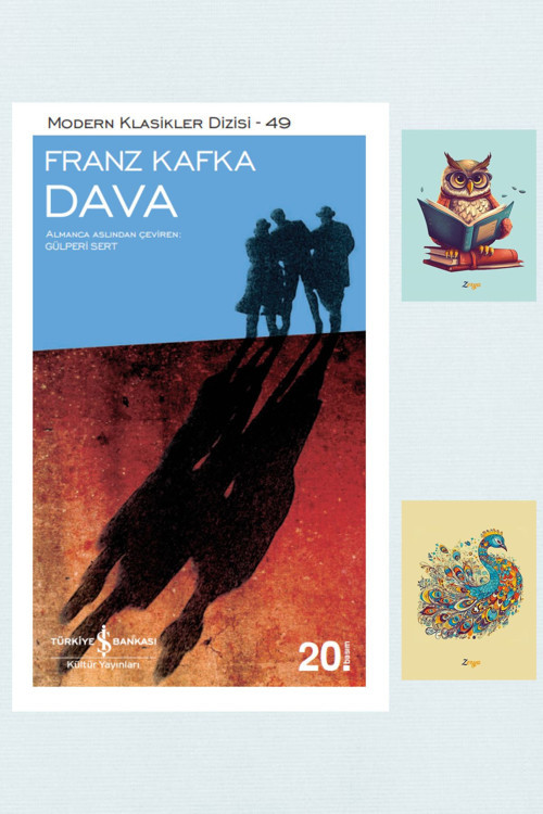 İş Bankası Kültür Yayınları Dava - Franz Kafka - Iş Bankası Kültür Yayınları - 9786053324249 (2 Not Defterli)