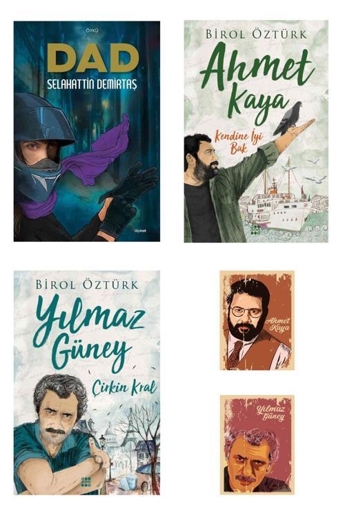 Dara Yayınları Selahattin Demirtaş Kitapları Dad - Yılmaz Güney - Ahmet Kaya Özel Seti