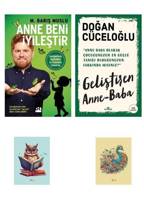 Dara Yayınları Anne Beni İyileştir - M. Barış Muslu - Geliştiren Anne - Baba - Doğan Cüceloğlu - Not Defterli Seti