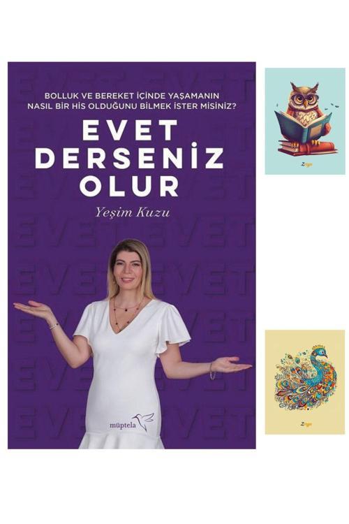Dara Yayınları Evet Derseniz Olur - Yeşim Kuzu - Müptela Yayınları 9786257099219 Not Defterli Seti