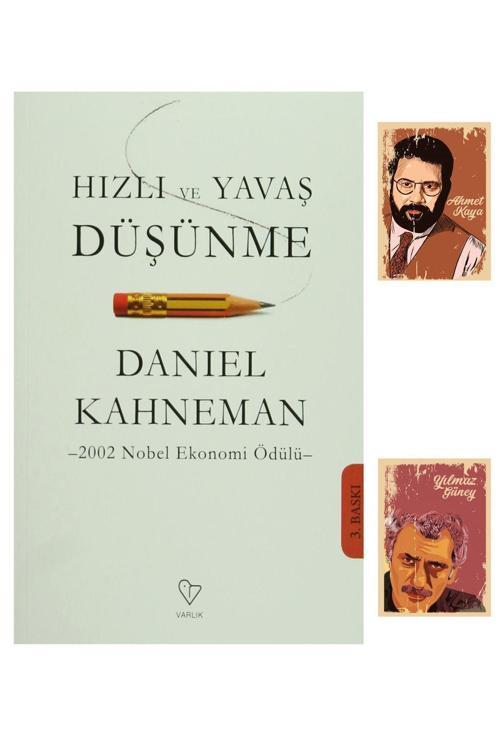 Varlık Yayınları Hızlı Ve Yavaş Düşünme - Daniel Kahneman 9789754345315 - Ahmet Kaya Defterli (2 Not Defterli)