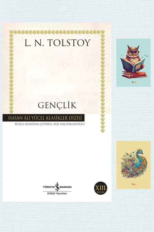 Türkiye İş Bankası Kültür Yayınları Gençlik - Hasan Ali Yücel Klasikler - Tolstoy - Iş Bankası - 9786053325390 (2 Not Defterli)