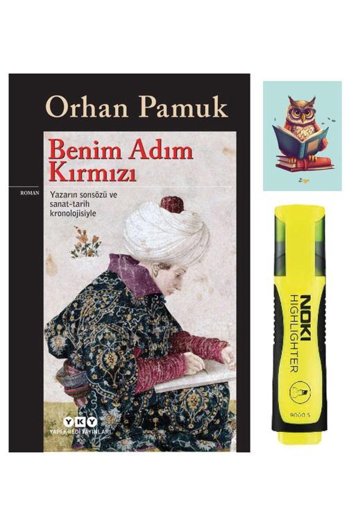 Yapı Kredi Yayınları Benim Adım Kırmızı Orhan Pamuk -Sarı Fosforlu Kalem-Not Defteri Seti