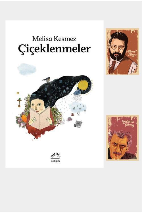 Dara Yayınları Çiçeklenmeler - Melisa Kesmez - İletişim Yayınları - Ahmet Kaya Defterli (2 Not Defterli)