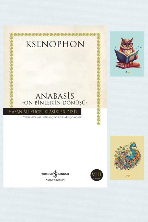 Dara Yayınları Anabasis - On Binler'İn Dönüşü - Hasan Ali Yücel Klasikleri - Ksenophon 9786053325505 Defterli Seti
