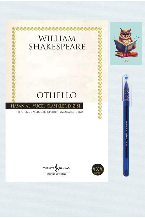 Türkiye İş Bankası Kültür Yayınları Othello - Hasan Ali Yücel Klasikleri - William Shakespeare - İş Bankası - (Kalem Ve Not Defterli)
