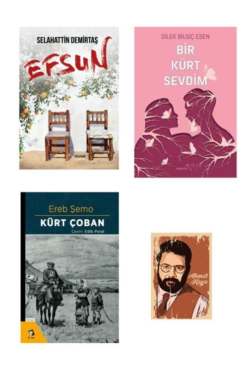Dipnot Yayınları Efsun Selahattin Demirtaş Bir Kürt Sevdim Kürt Çoban Roman Seti