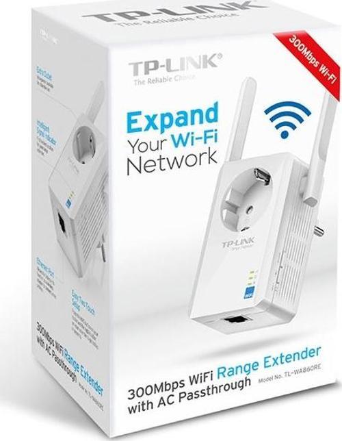 300 Mbps 1 Portlu Wifi Range Extender-Menzil Genişletici Tl-Wa860Re