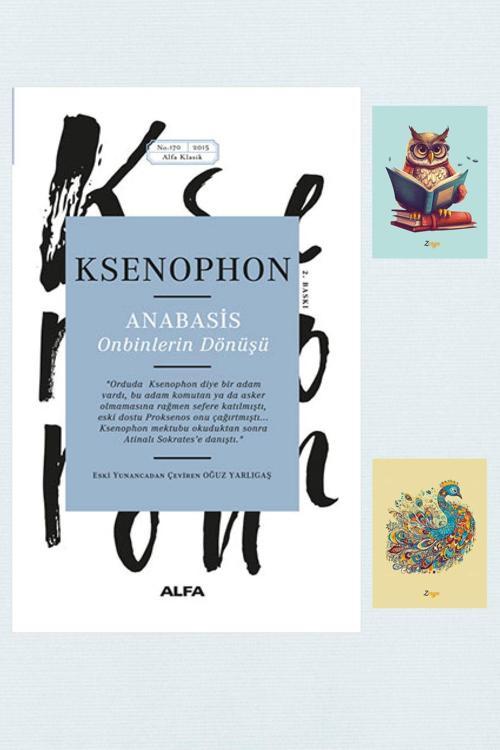 Dara Yayınları Anabasis - Onbinlerin Dönüşü - Ksenophon - Alfa Yayıncılık 9786051711959 Not Defterli Seti