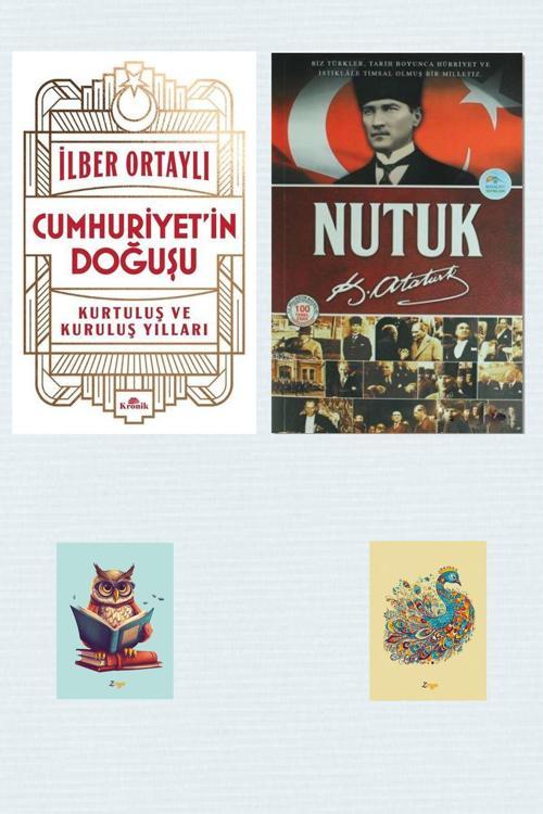 Kronik Kitap Cumhuriyet'İn Doğuşu - Kurtuluş Ve Kuruluş Yılları - Ilber Ortaylı - Nutuk Kitabı -Not Defterli Seti