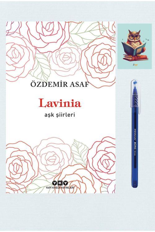 Yapı Kredi Yayınları Lavinia Aşk Şiirleri - Yky- 9789750831331 - Özdemir Asaf - Pensan Büro Mavi Tükenmez Kalem
