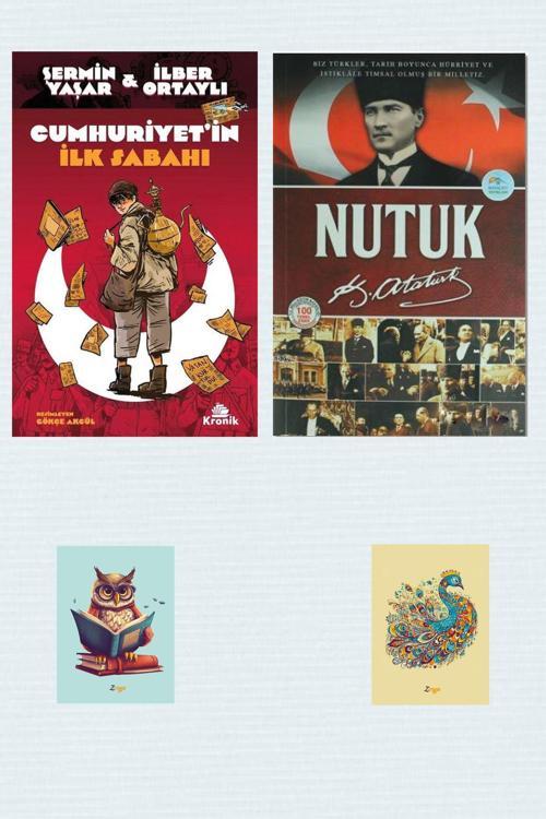 Kronik Kitap Cumhuriyet'İn İlk Sabahı - İlber Ortaylı - Nutuk Kitabı - Not Defterli Seti