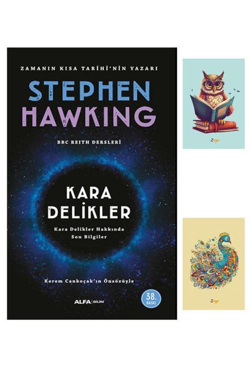 Dara Yayınları Kara Delikler - Stephen Hawking - Alfa Yayınları -Sarı Fosforlu Kalem  - Not Defteri Seti