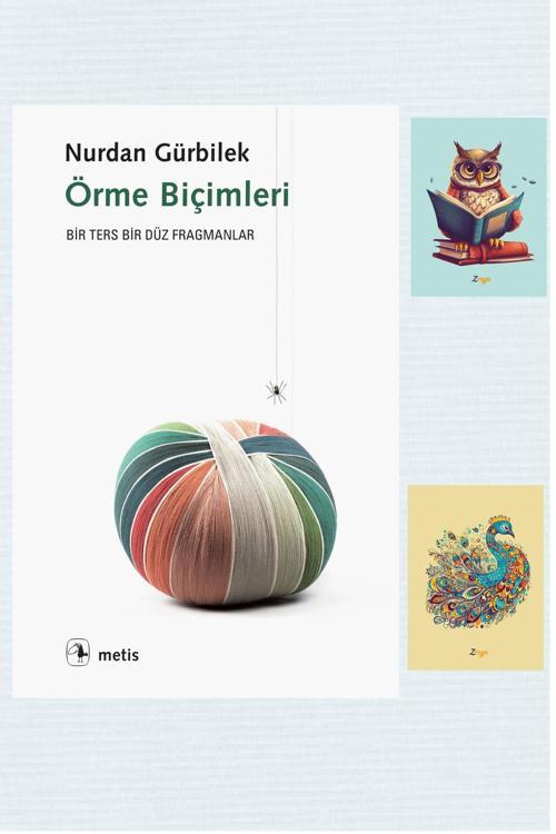 Metis Yayıncılık Örme Biçimleri - Nurdan Gürbilek- 9786053162919 - Not Defterli Seti