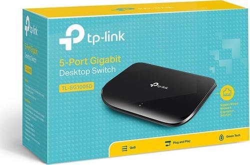 5 Port 10-100-1000 Mbps Switch Plastik Kasa Tl-Sg1005D