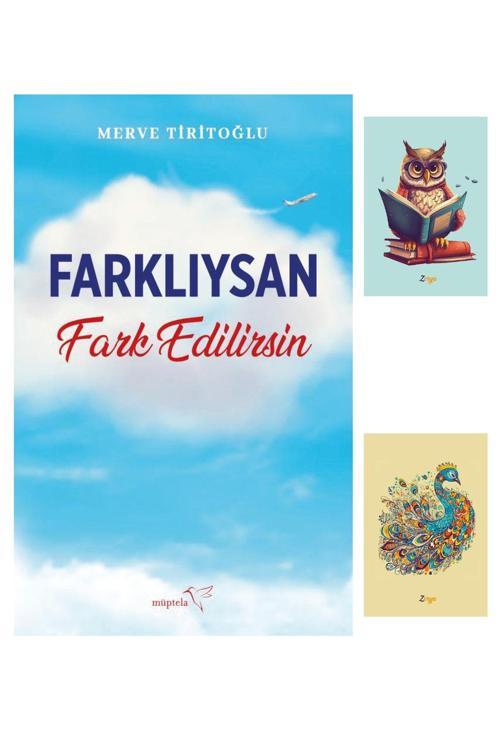 Dara Yayınları Farklıysan Fark Edilirsin - Merve Tiritoğlu - Kişisel Gelişim Kitabı 9786258446241 Defterli Seti