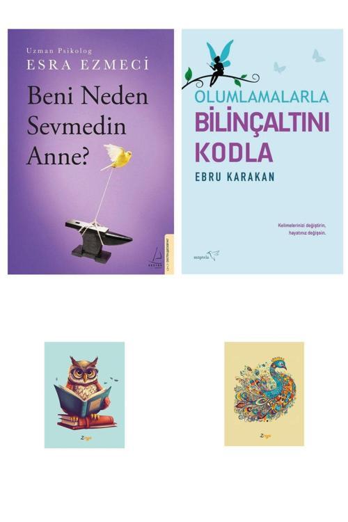 Destek Yayınları Beni Neden Sevmedin Anne - Esra Ezmeci - Olumlamalarla Bilinçaltını Kodla - Not Defterli Seti