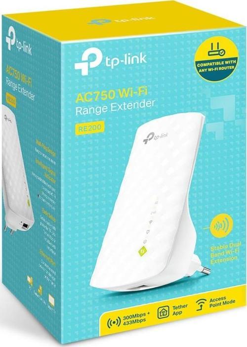 750 Mbps Wifi Range Extender-Menzil Genişletici Ac750 Re200
