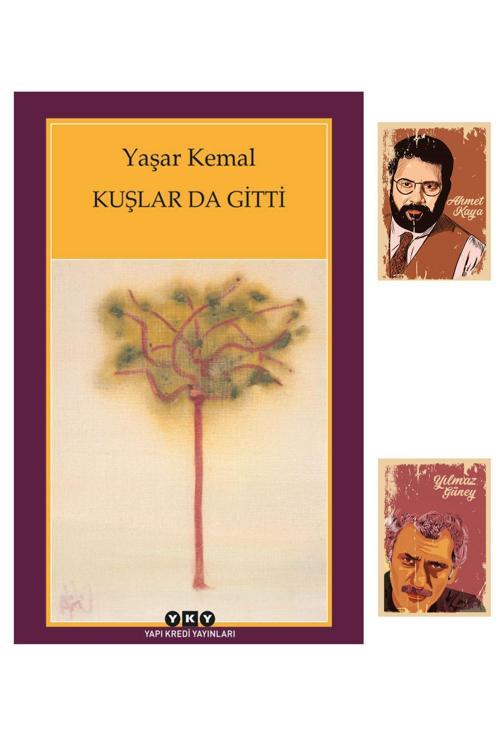 Yapı Kredi Yayınları Kuşlar Da Gitti - Yaşar Kemal - Ahmet Kaya Yılmaz Güneyli Not Defteri Seti