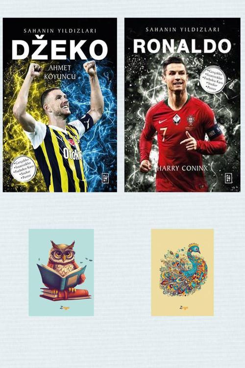 Parodi Yayınları Dzeko - Ronaldo - Sahanın Yıldızları - Not Defterli Seti