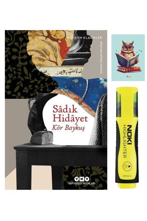 Dara Yayınları Kör Baykuş - Sadık Hidayet 9789750803024 - Sarı Fosforlu Kalem - Not Defterli Seti