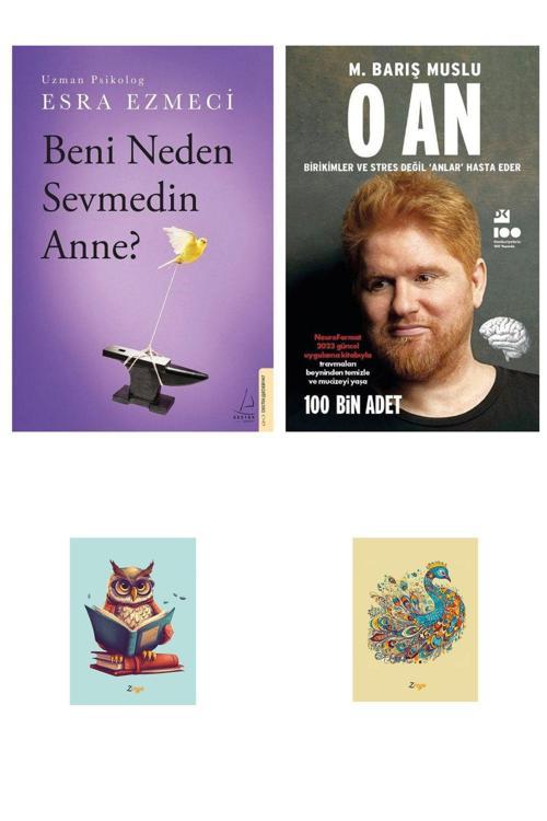 Destek Yayınları Beni Neden Sevmedin Anne - Esra Ezmeci - O An - M. Barış Muslu - Not Defterli Seti