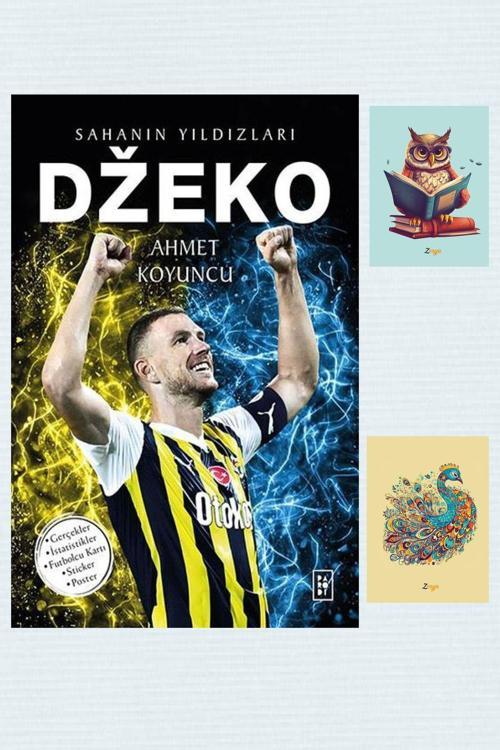 Parodi Yayınları Dzeko - Sahanın Yıldızları - Ahmet Koyuncu - 9786258364934 - Not Defterli Seti