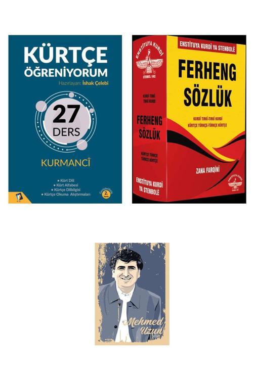 Dara Yayınları Kürtçe Öğrenme Seti - Kürtçe Öğreniyorum - Ferhenga Navinci - Kürtçe Sözlük