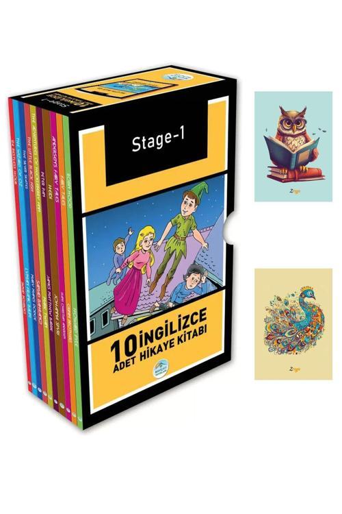 Dara Yayınları Ingilizce Hikaye Seti - Stage-1 Maviçatı Yayınları 9915768669905 (10 Kitap) - Not Defterli Seti