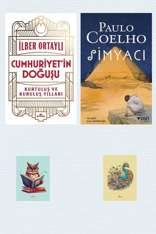 Kronik Kitap Cumhuriyet'İn Doğuşu - İlber Ortaylı - Simyacı - Paulo Coelho - Not Defterli Seti