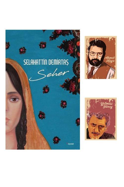 Dipnot Seher - Selahattin Demirtaş - Roman Seti - Yılmaz Güney Ahmet Kaya (2 Not Defterli)