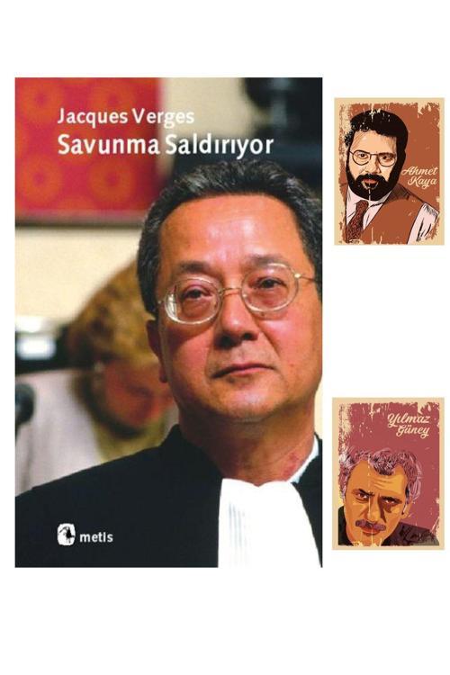 Metis Yayınları Savunma Saldırıyor 9789753427227 Jacques Verges - Defterli Seti