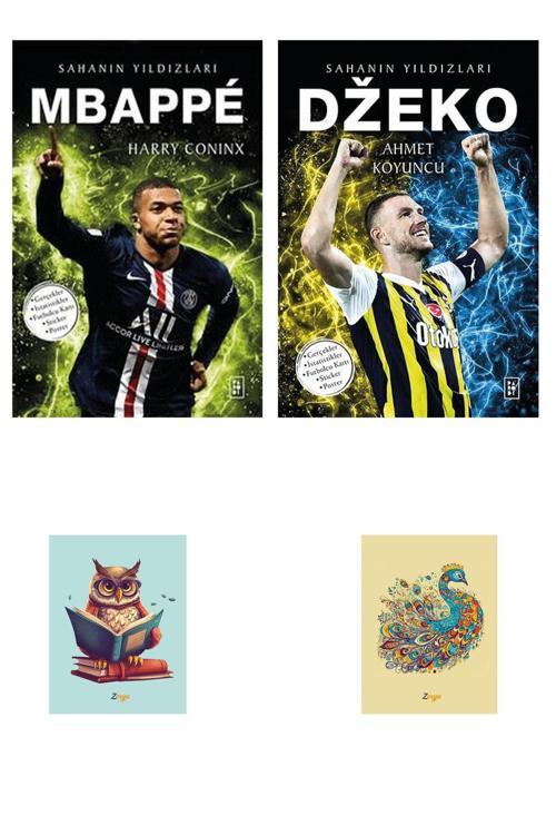 Parodi Yayınları Mbappe - Dzeko - Sahanın Yıldızları - Harry Coninx - - Not Defterli Seti