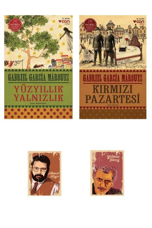 Dara Yayınları Gabriel Garcia Marquez Romanları - Yüzyıllık Yalnızlık - Kırmızı Pazartesi Defterli Seti