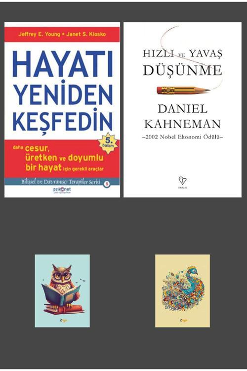 Varlık Yayınları Hayatı Yeniden Keşfedin - Hızlı Ve Yavaş Düşünme - (2 Not Defterli)