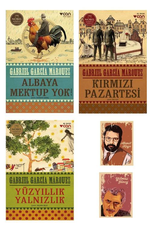 Dara Yayınları G. G. Marquez Romanları - Kırmızı Pazartesi - Yüzyıllık Yalnızlık - Albaya Mektup Yok Defterli Seti