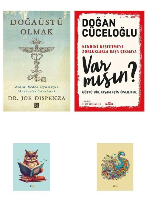 Diyojen Yayıncılık Doğaüstü Olmak - Joe Dispenza - Var Mısın? - Doğan Cüceloğlu - Not Defterli Seti