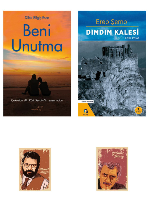 Müptela Yayınları Beni Unutma - Dilek Bilgiç Esen - Dımdım Kalesi - Ereb Şemo - Not Defterli Seti