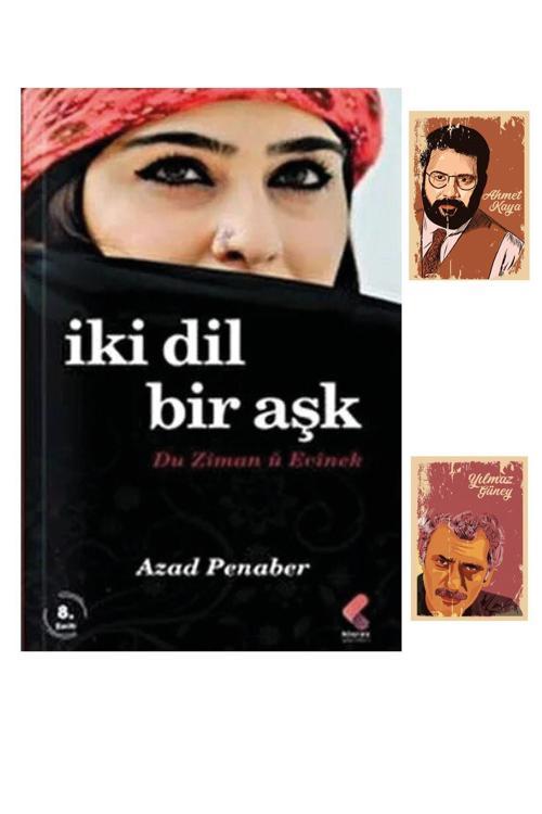 Dara Yayınları İki Dil Bir Aşk - Azad Penaber - Ahmet Kaya Defterli (2 Not Defterli)