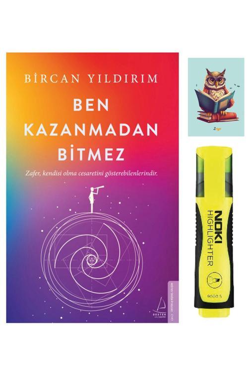 Destek Yayınları Ben Kazanmadan Bitmez-Bircan Yıldırım-Sarı Fosforlu Kalem-Not Defteri Seti