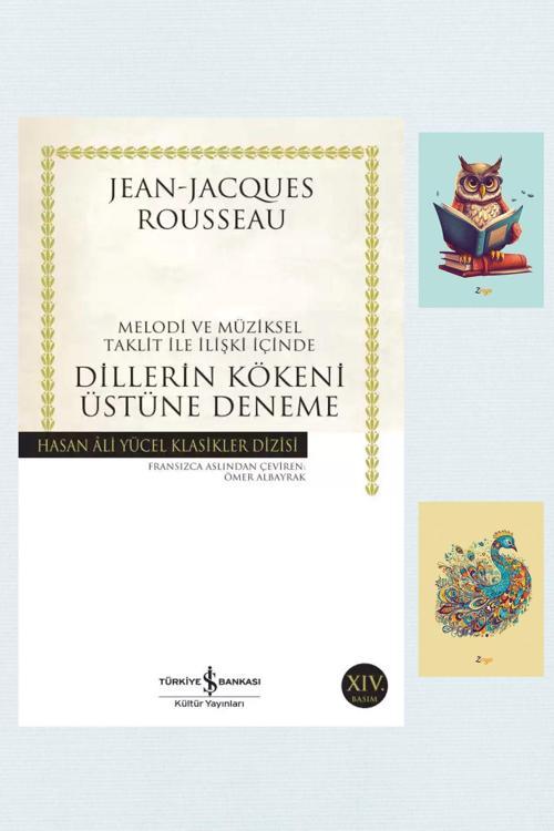 Dara Yayınları Dillerin Kökeni Üstüne Deneme - Hasan Ali Yücel Klasikleri- Jean  Jacques Rousseau- Nof Defterli Set